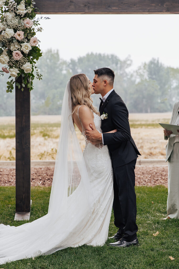 wedding, Idaho, photographer, Idaho wedding venue, Idaho wedding photographer, Boise Idaho photographer, Eagle Idaho wedding, Boise wedding venue, Treasure Valley wedding, Idaho event venue, natural light photographer, romantic wedding photographer, outdoor wedding venue, romantic bridal portraits, elegant wedding inspiration, soft wedding color palette, wedding ceremony arch, wedding day details, bride and groom portraits, walk down the aisle, wedding floral design, spring wedding inspiration, summer wedding ideas, fall wedding color palette